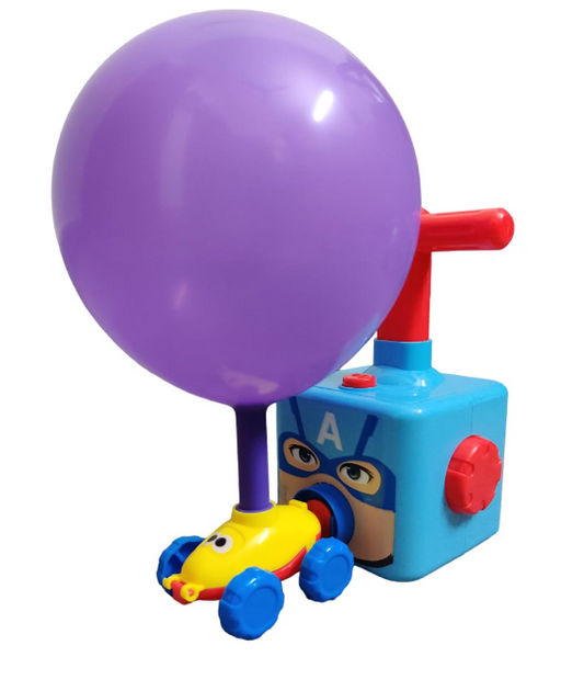 Set de Carritos Lanzadores con Propulsión de Globos