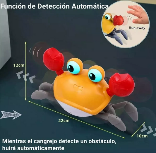 Cangrejo Escurridizo con Sensor de Inducción y Sonido