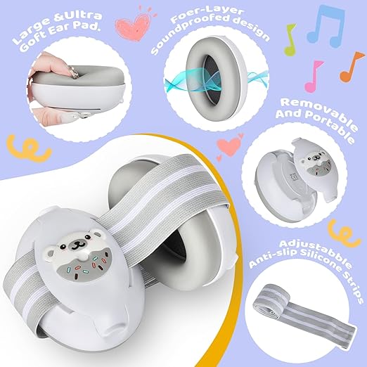 Auriculares para Bebes con Cancelación de Ruido