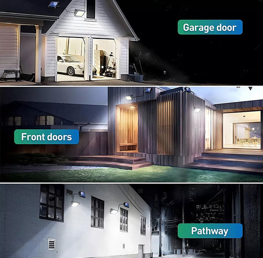 Foco Solar LED (100 watts) con Sensor de Movimiento