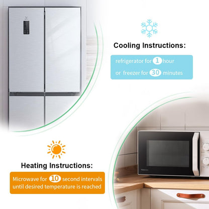 Terapia Frio-Calor: Máscara Facial de Perlas de Gel para