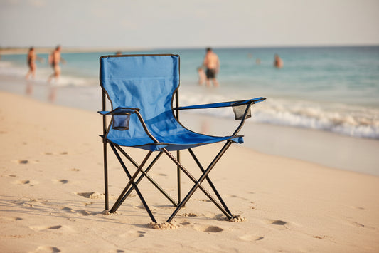 Silla de Camping Plegable Portátil con Portavasos