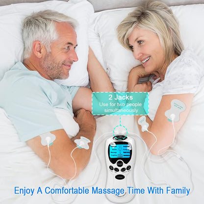 Máquina de Terapia Digital con Electrodos de Pulso (TENS)