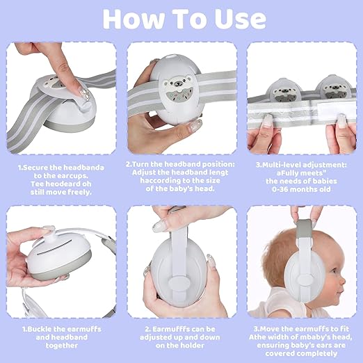 Auriculares para Bebes con Cancelación de Ruido