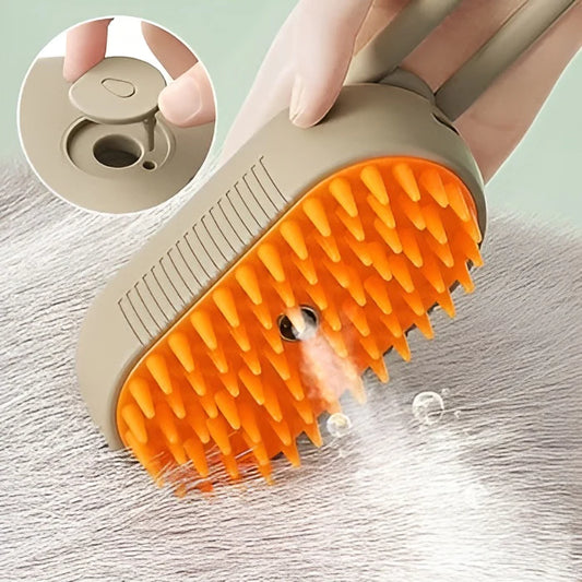 Cepillo Eléctrico 3 en 1 con Vapor para Mascotas