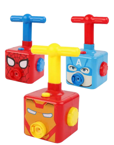 Set de Carritos Lanzadores con Propulsión de Globos