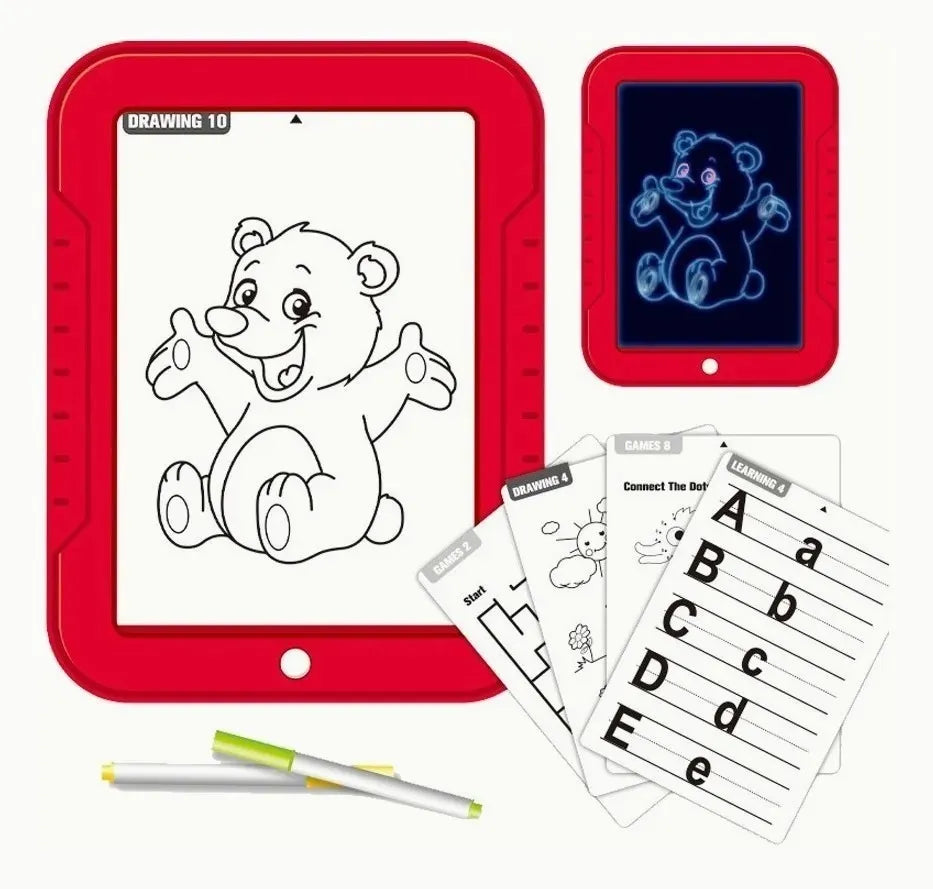 Pizarra Mágica LED de Dibujo Neón para Niños