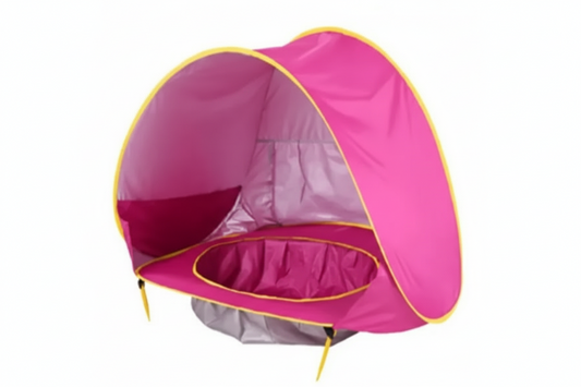 Carpa de Playa "Pop-Up" con Mini Piscina Integrada para Bebés
